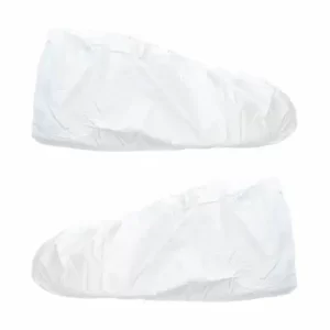 cubre zapato blanco microporoso desechable